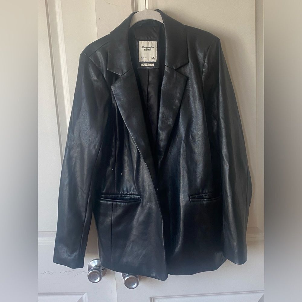 Abercrombie and Fitch vegan leather jacket